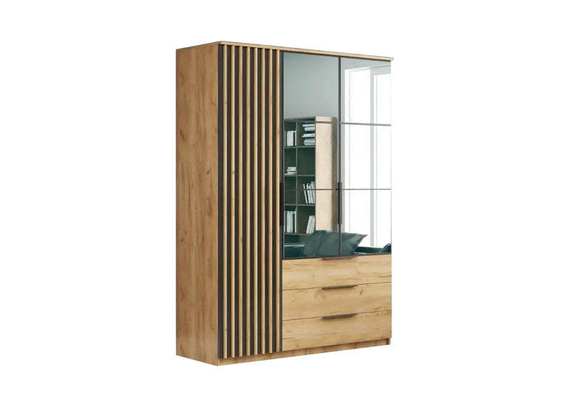 Szafa z lamelami i drzwiami uchylnymi Soretto