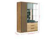 Wymiary szafy z lamelami Soretto