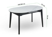 Wymiary stołu Belari