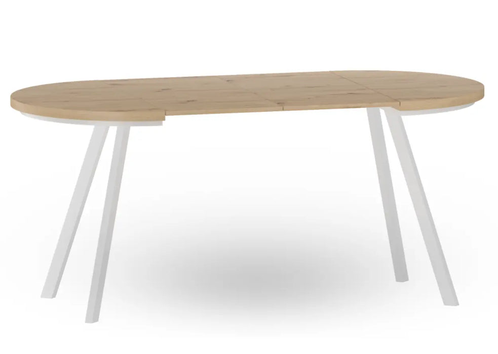 Stół rozkładany CESARE 90–180 cm – nowoczesna elegancja w wersji okrągłej