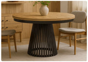 Stół Garda Arisan/czarny w modnym salonie