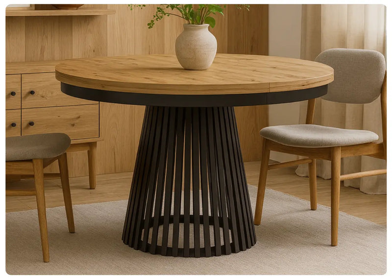 Stół Garda Arisan/czarny w modnym salonie