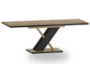 Rozłożony stół tavrix na białym tle