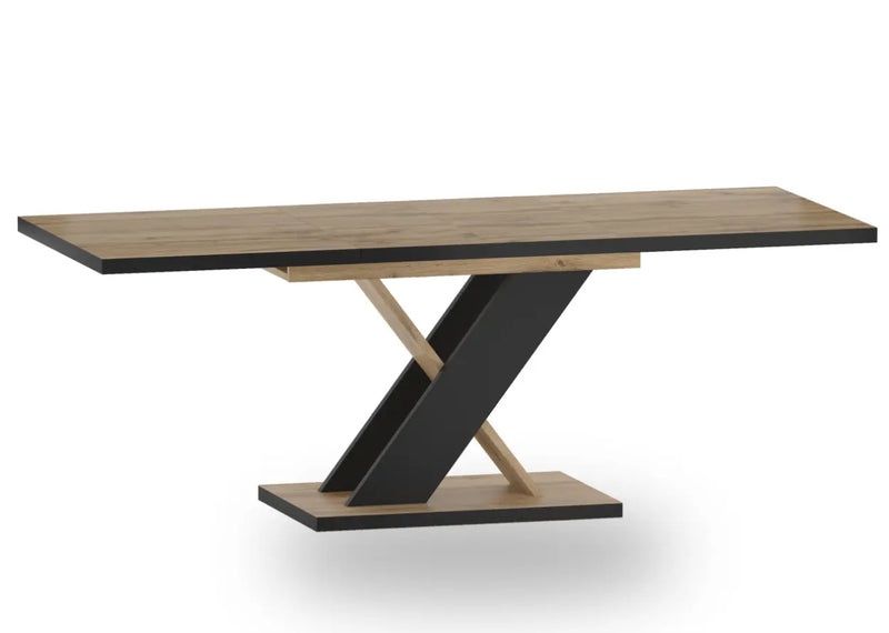 Rozłożony stół tavrix na białym tle