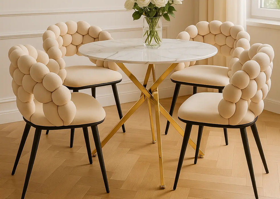 Stół okrągły Elysia 100 cm – elegancja w nowoczesnej formie