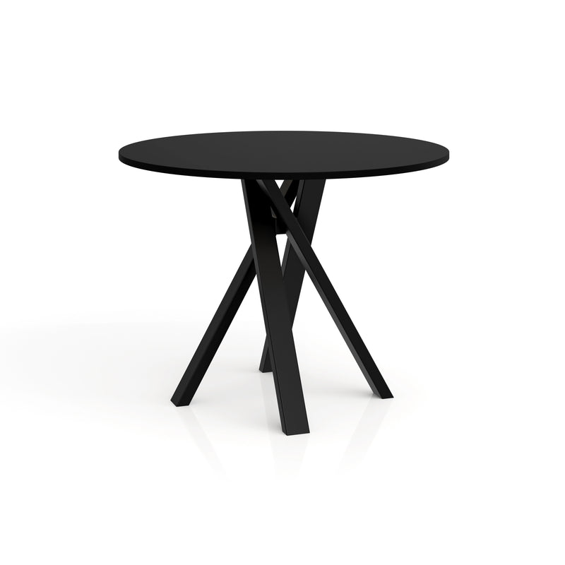 Czarny okrągły stół Iberis