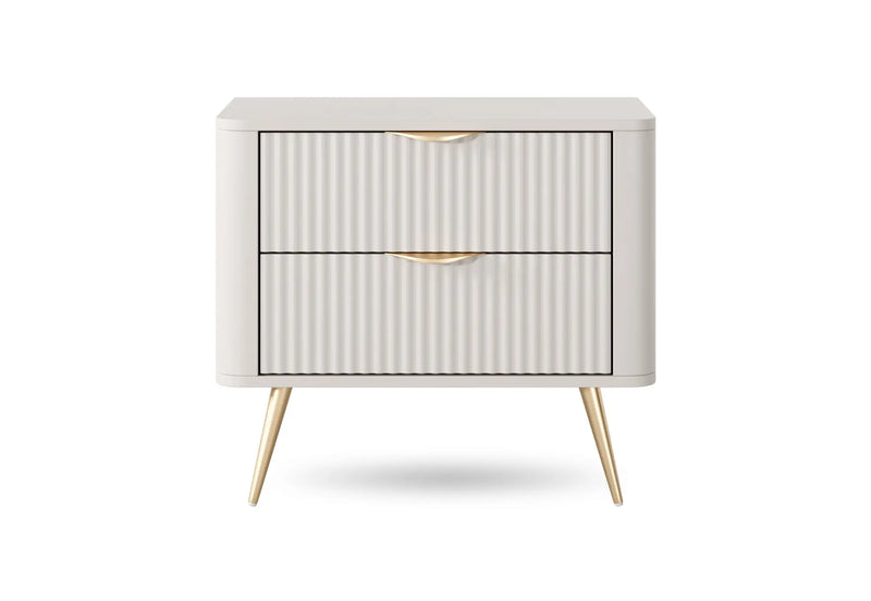 Beżowy stolik nocny Lisse. Heydoo.pl