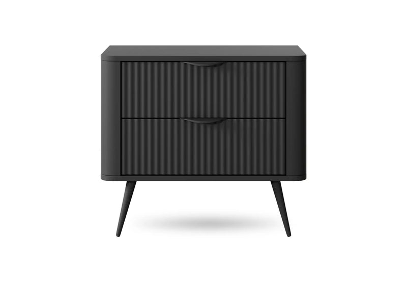 Czarny stolik nocny Lisse. Heydoo.pl