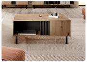 Stolik kawowy z lamelami Typ F