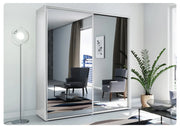 Modna duża szafa z lustrami A-1