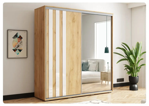 Modna szafa w sypialni A8