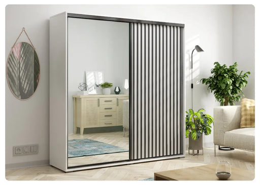 Szafa przesuwna z lamelami Atena