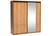 Szafa z drzwiami przesuwnymi z modnym wzorem na froncie!