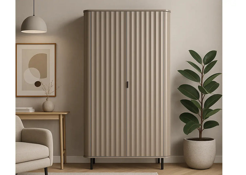 NOVADO 8 Kleiderschrank – ein schmaler, kleiner und einfacher Kleiderschrank für das Schlafzimmer