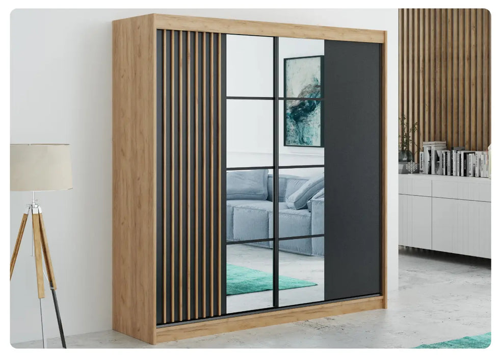 Modna szafa Rocco w salonie