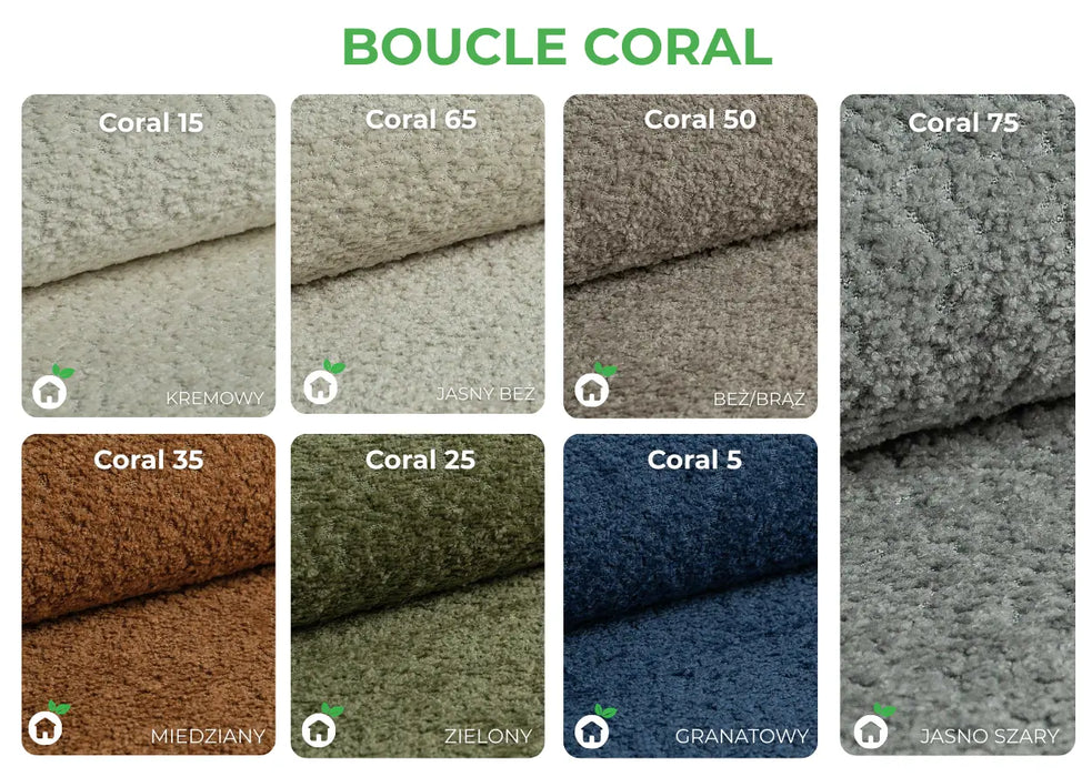 Modna sofa z funkcją spania Mexx - tkanina Boucle