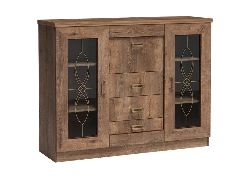 Witryna do salonu w stylu angielskim 