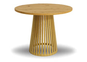 Okrągły stół ze złota nogą i blatem Artisan Vivo