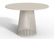 Stół okrągły Viero, kaszmirowy blat i kaszmirowa noga! Heydoo.pl