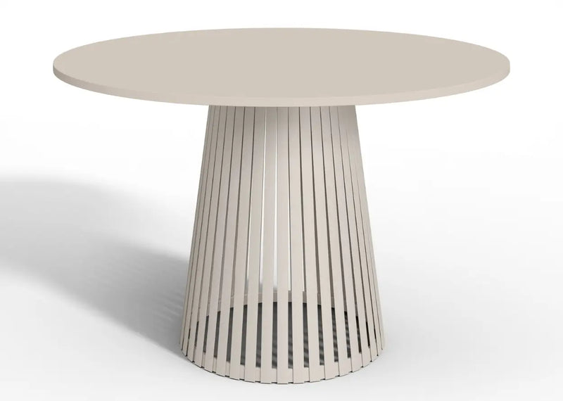 Stół okrągły Viero, kaszmirowy blat i kaszmirowa noga! Heydoo.pl