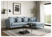 Błękitny narożnik viven - lewy