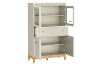 Witryna Windsor 05 kaszmir 92 cm z otwartymi szufladami. I Heydoo.pl