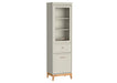 Witryna Windsor 06 kaszmir 55×40,5×193 cm z boku. Heydoo.pl