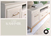 Komoda Windsor 02 kaszmir+dąb z detalami. Heydoo.pl