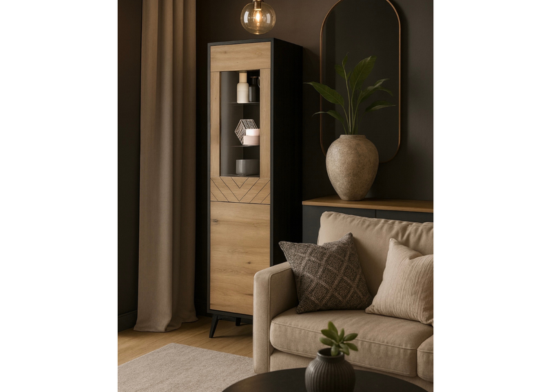 Modna witryna Diamond w salonie