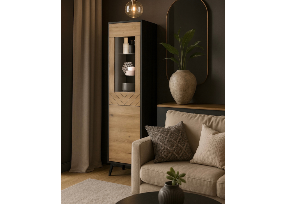 Modna witryna Diamond w salonie