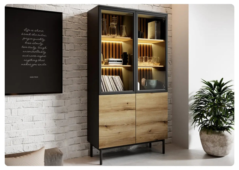 Duża witryna z podświetleniem Lang Typ A