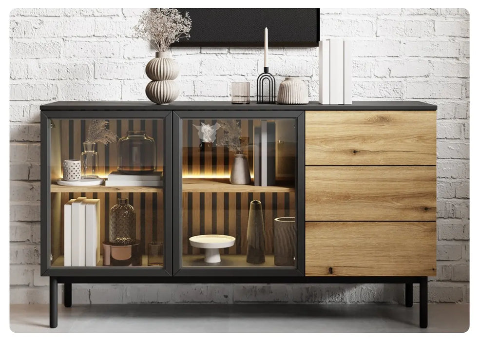 Modna komoda z podświetleniem Lang