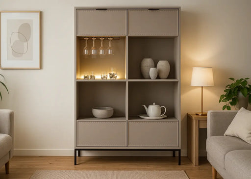 Kaszmirowa witryna z podświetleniem L08 Link a style