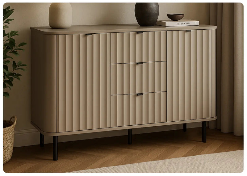 Komoda z szufladami i półkami Novado 01