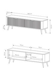 Wymiary szafki rtv Lisse Typ F