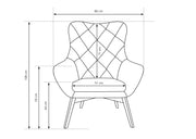 Wymiary fotela Etos Pik 