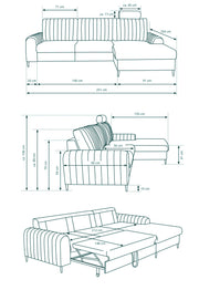 Wymiary narożnika Montis
