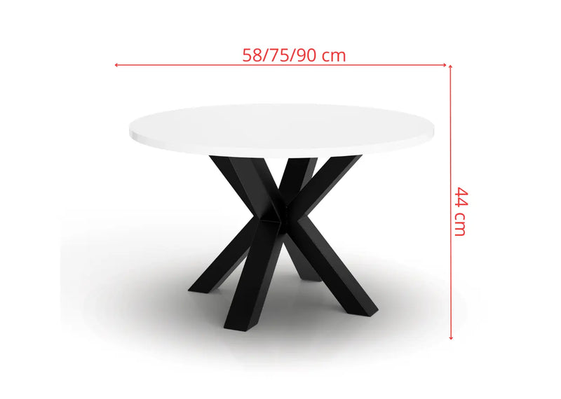 Stolik kawowy Nox - Nowoczesny design i funkcjonalność z wymiarami