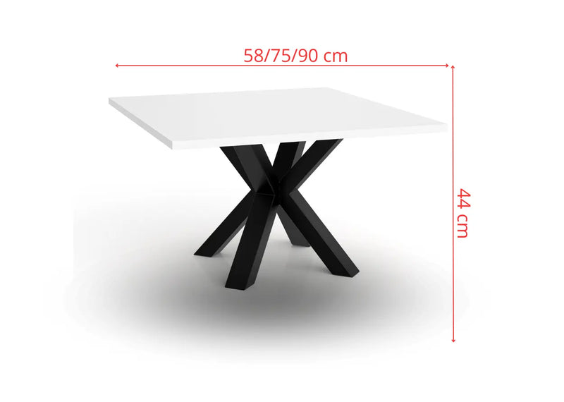 Stolik kawowy – elegancja w nowoczesnym stylu loft z wymiarami.