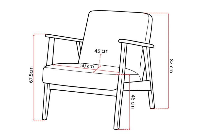 Krzesło Nero – szeroka gama odcieni beżu i szarości wymiary