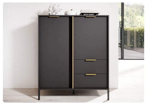 Modna wysoka komoda do salonu Lark Typ A