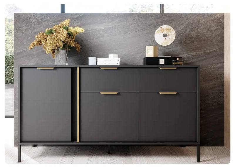 Komoda z szufladami i półkami Lark Typ B