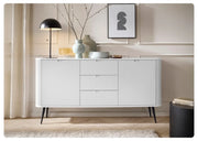 Biała komoda z szufladami Zova