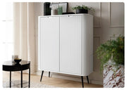 Biała wysoka komoda Zova