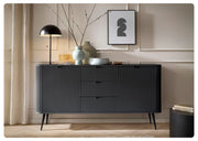 Duża czarna komoda Zova