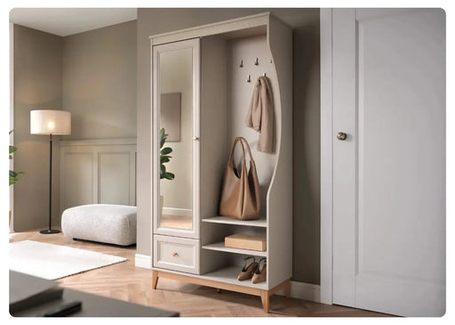 Garderoba do przedpokoju kaszmir z lustrem i wieszakiem