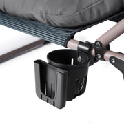 Leżak ogrodowy Sundey z uchwytem na kubek