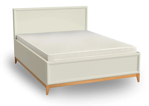 Łóżko Windsor kaszmir 160x200 z drewnianymi nogami widok produktu