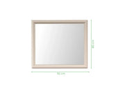 Lustro Windsor kaszmir wymiary 92x80 cm szerokość 92 cm wysokość 80 cm