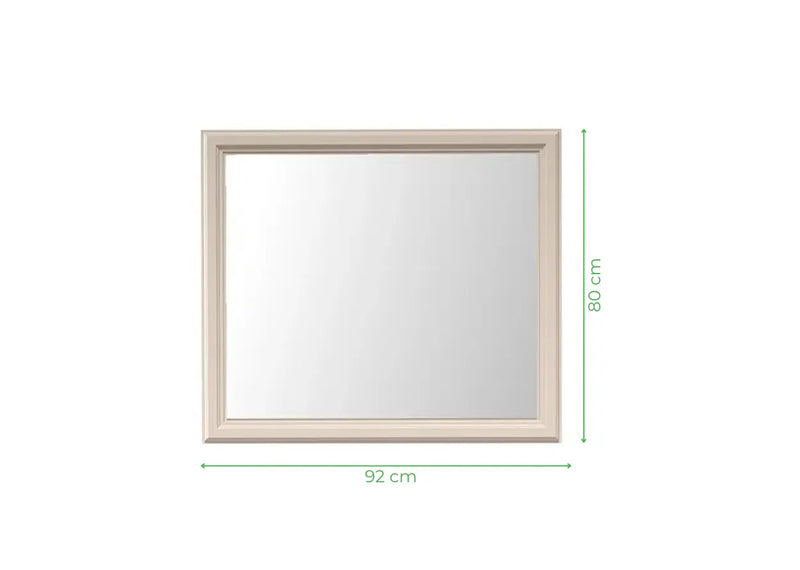 Lustro Windsor kaszmir wymiary 92x80 cm szerokość 92 cm wysokość 80 cm